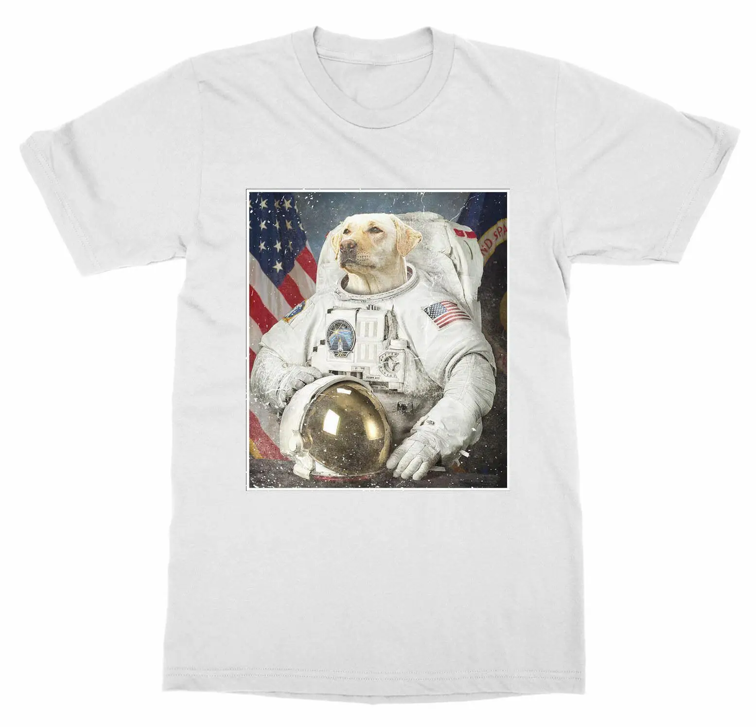 

Labrador Retriever Astronaut Space Explorer Mens T-Shirt Pet Dog Gift Summer Cotton Short Sleeve O-Neck Unisex T Shirt New S-3XL