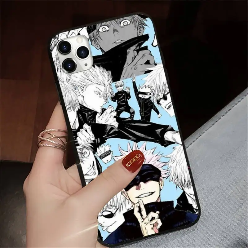 

Funda Jujutsu Kaisen Anime Phone Case for iPhone 11 12 pro XS MAX 8 7 6 6S Plus X 5S SE 2020 XR