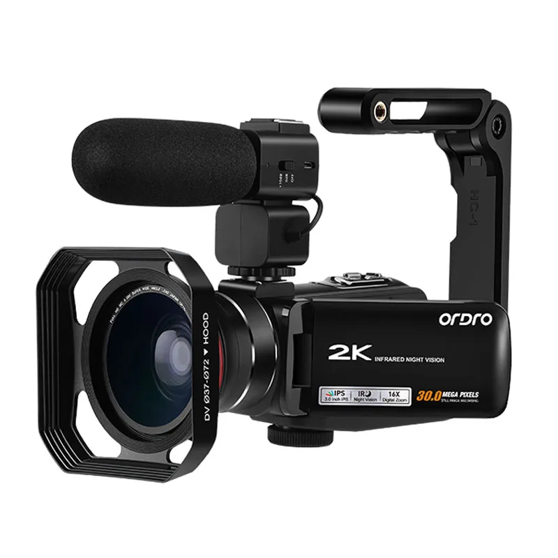 Видеокамера с инфракрасным ночным видением 2k 30 кадров/с Full HD Wi Fi YouTube
