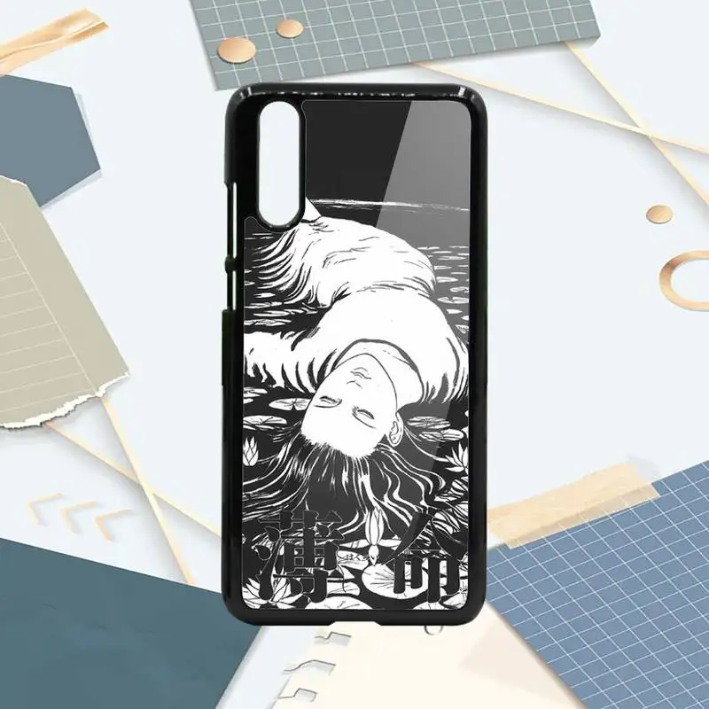 

Junji Ito Tees horror anime Phone Case PC For Samsung galaxy S note 8 9 20 10 e lite2019 plus pro ultra