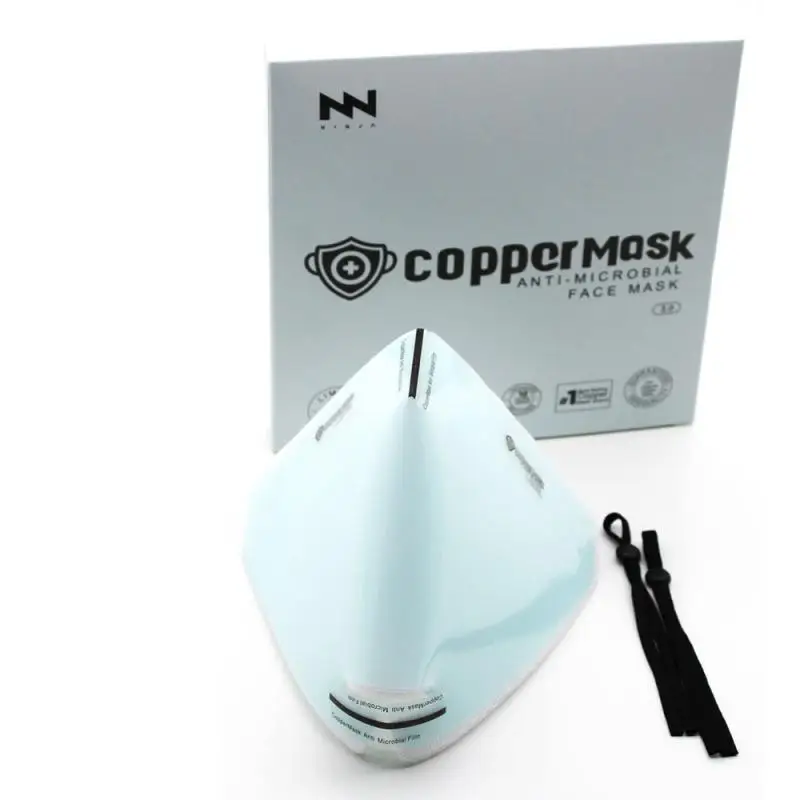 

Antibacterial smooth sports protection copper mask with 11 filters is light and comfortable