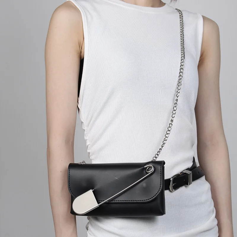 DAEYOTEN новые женские поясные сумки дизайнерская большая брошь сумка мессенджер на