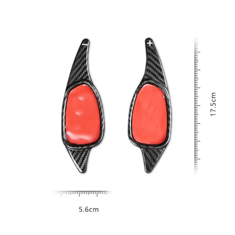 

Carbon Fiber Car Steering Wheel Paddle Shifter Cover For- A5 S3S5 SQ5 RS6