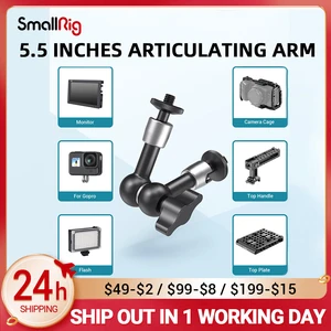 Камера SmallRig 5,5 дюйма, Шарнирный рычаг, крепление EVF крепление для микрофона, универсальная алюминиевая камера Magic Arm 14 от 14 до 2065 дюйма