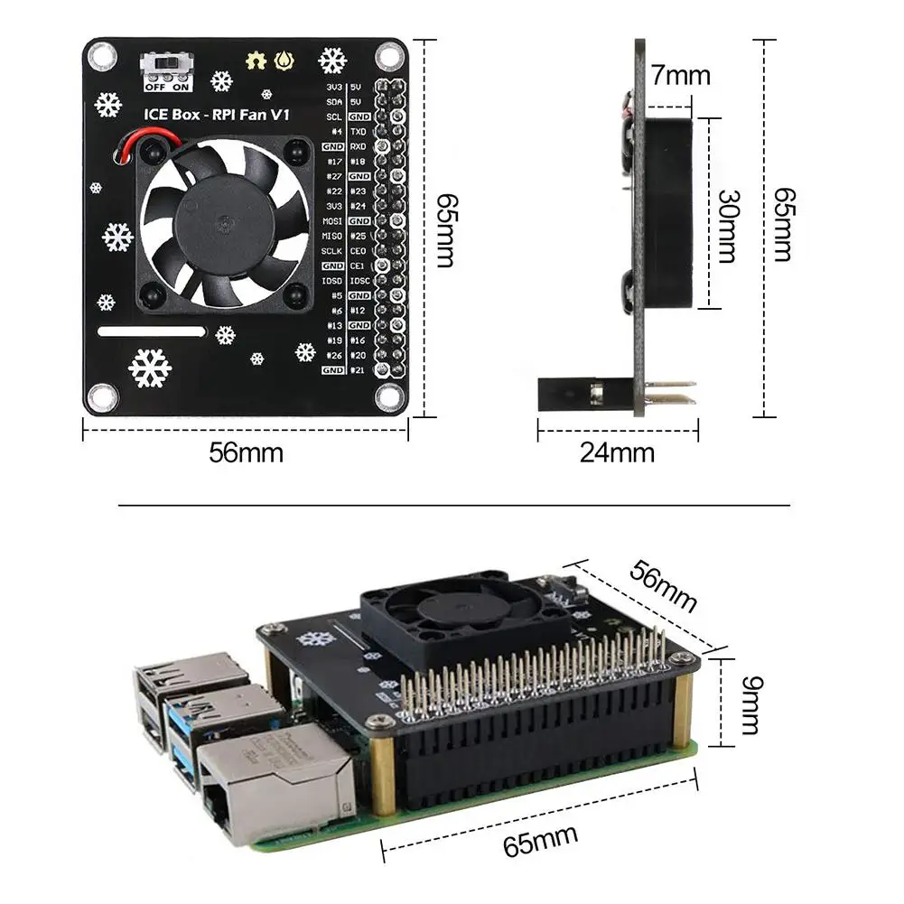 Комплект расширительной платы теплоотвод с ослепительсветодиодный светильник