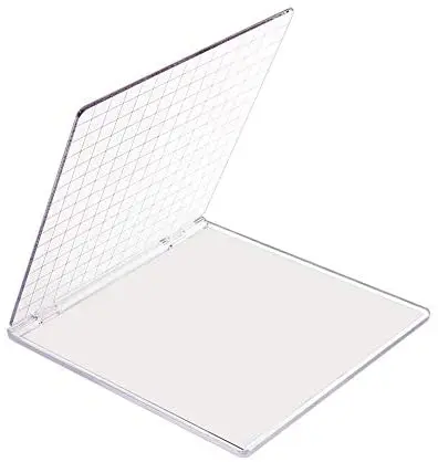 

1 шт. акриловый блок штампа 5,9x6,1 "идеального позиционирования штемпелюя Прозрачные Наклейки Скрап крафт Штамповочный Инструмент с линиями с...