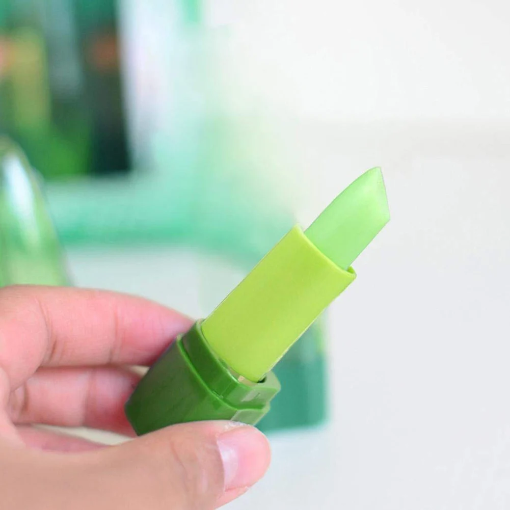 

Natural Aloe Vera Lipstick Long Lasting Color Temperature Change Moisturizing STTX889