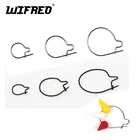 Wifreo 20 шт. зажим для волос, зажим для рыбалки в виде личинки, зажим для приманки, снасти всех размеров S M L