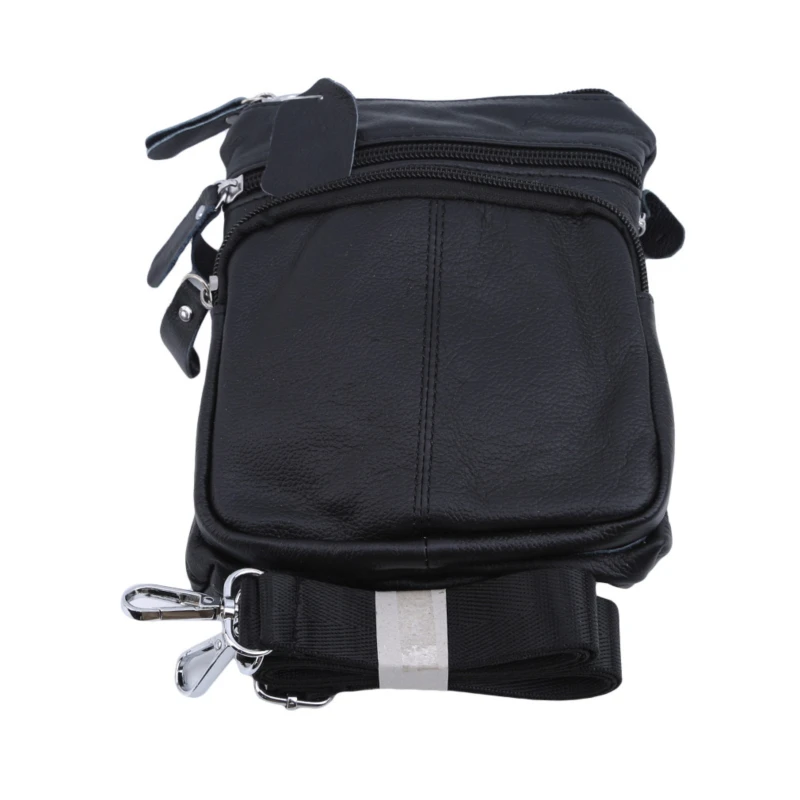 

Male's Crossbody Bag Genuine Leather Casual Business Men's Messenger Bag Vintage Men Big Bag Zipper Shoulder Handbags
