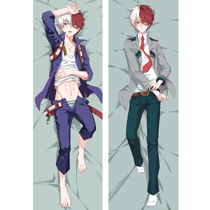 

Cool Boku no My Hero Academia Anime Dakimakura Todoroki Shoto Cosplay Hugging Body Pillow Case Cover BL Costume Japanese Gifts
