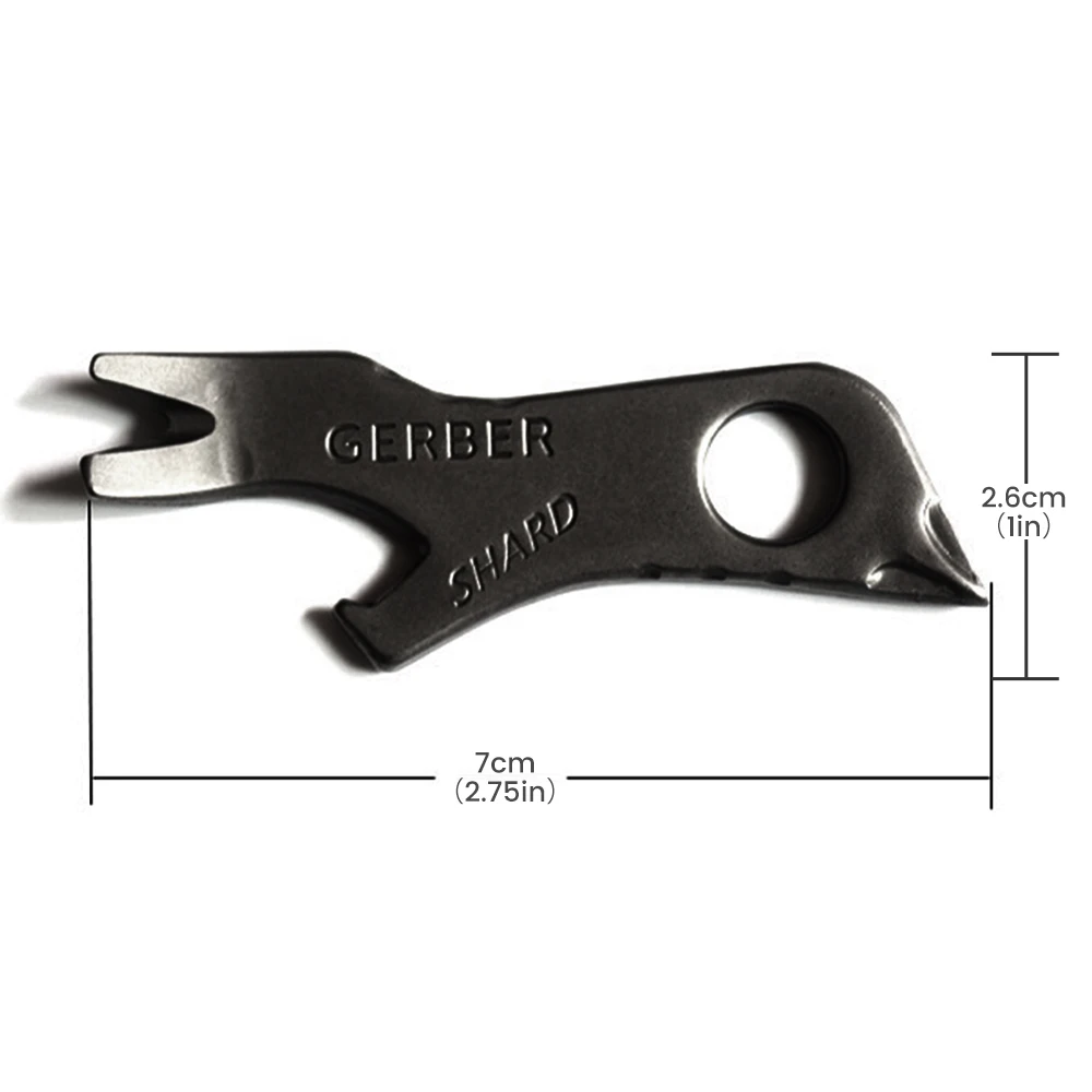 Брелок для ключей Мультитул 7 в 1 отвертка Outdools мини-ключ открывалка бутылок