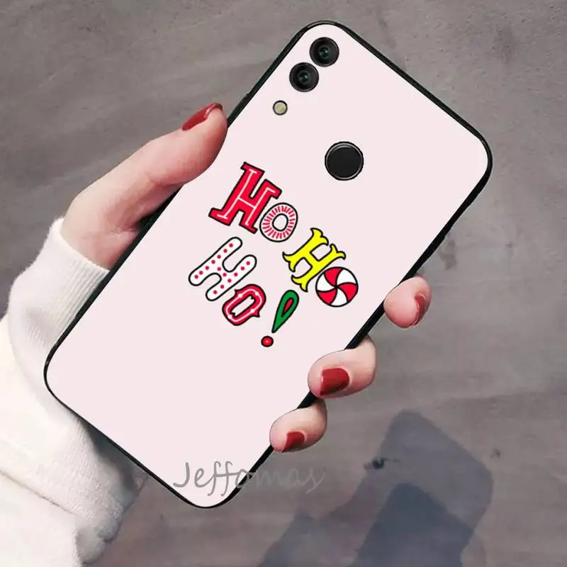 

cute Snowman Christmas Phone Case For Huawei honor Mate P 9 10 20 30 40 Pro 10i 7 8 a x Lite nova 5t