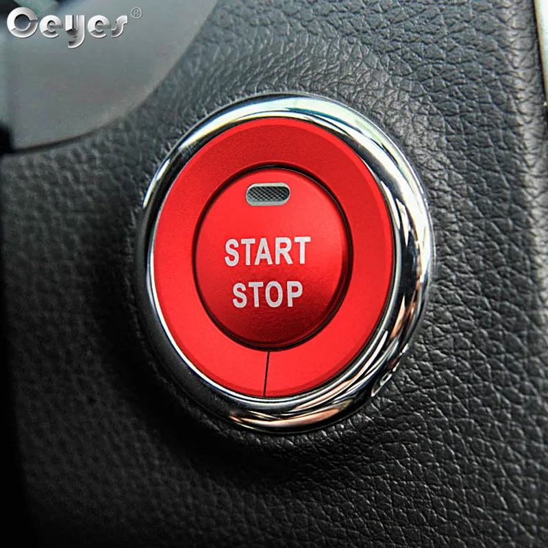 Ceyes наклейки для стайлинга автомобилей для Nissan, Qashqai, Juke J10 J11 Авто Start Stop стильная кнопка Зажигания для автомобиля кольцо крышки с отверстием случае аксессуары