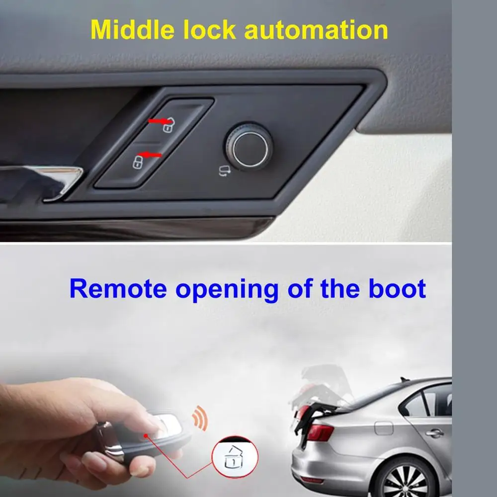 

Car Keyless Entry Engine Start Alarm System Push Button Remote Starter Stop Auto Car Alarm Accessories With 2 Keys