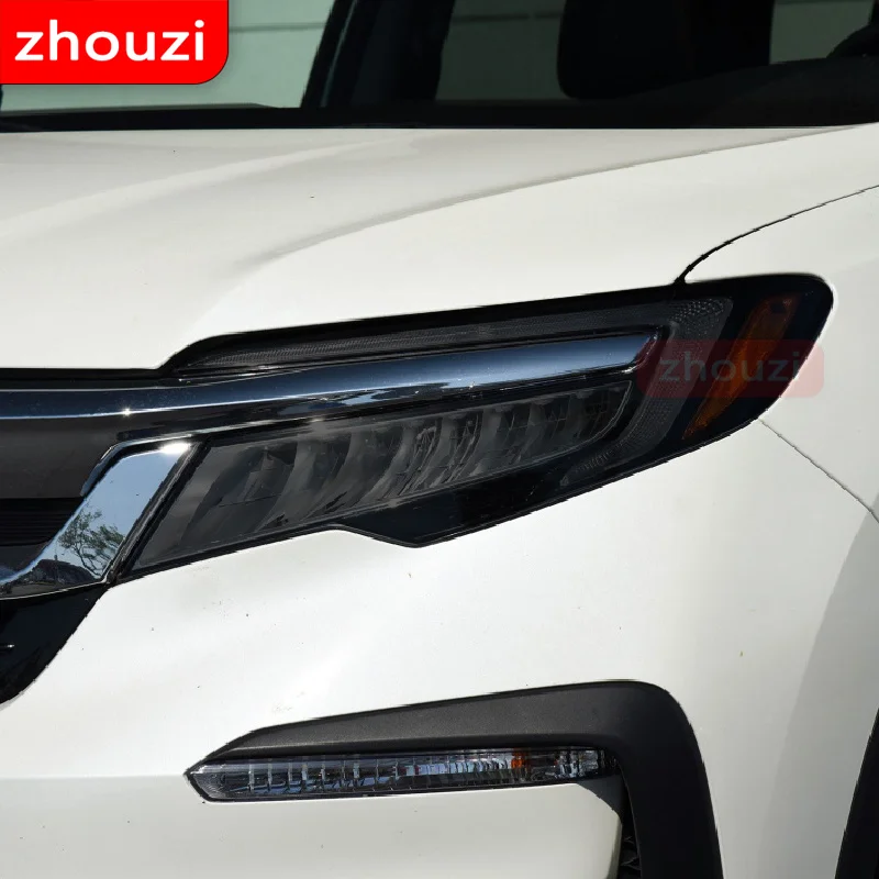 

For Honda Pilot 2015 2016 2017 2018 2019 Car Headlight Tint Black Protective Film Protection Transparent TPU Sticker Accessories