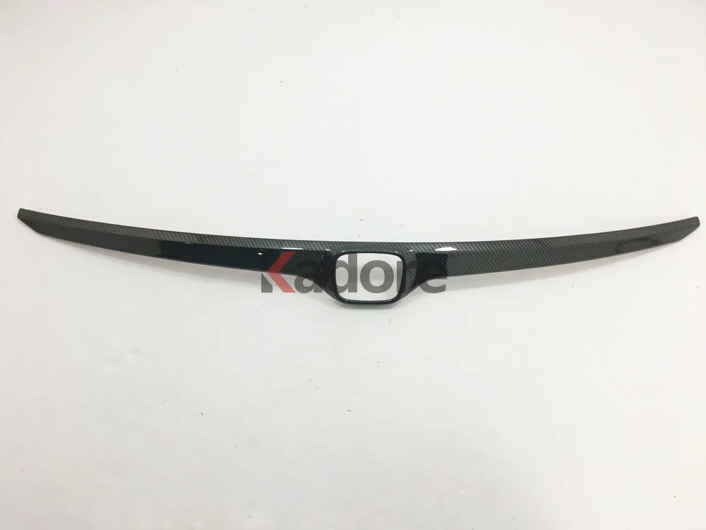 For CRV CR-V Carbon Fiber Trim Rear Trunk Lid Cover Tailgate Strip Back Door Boot Garnish Accessories
