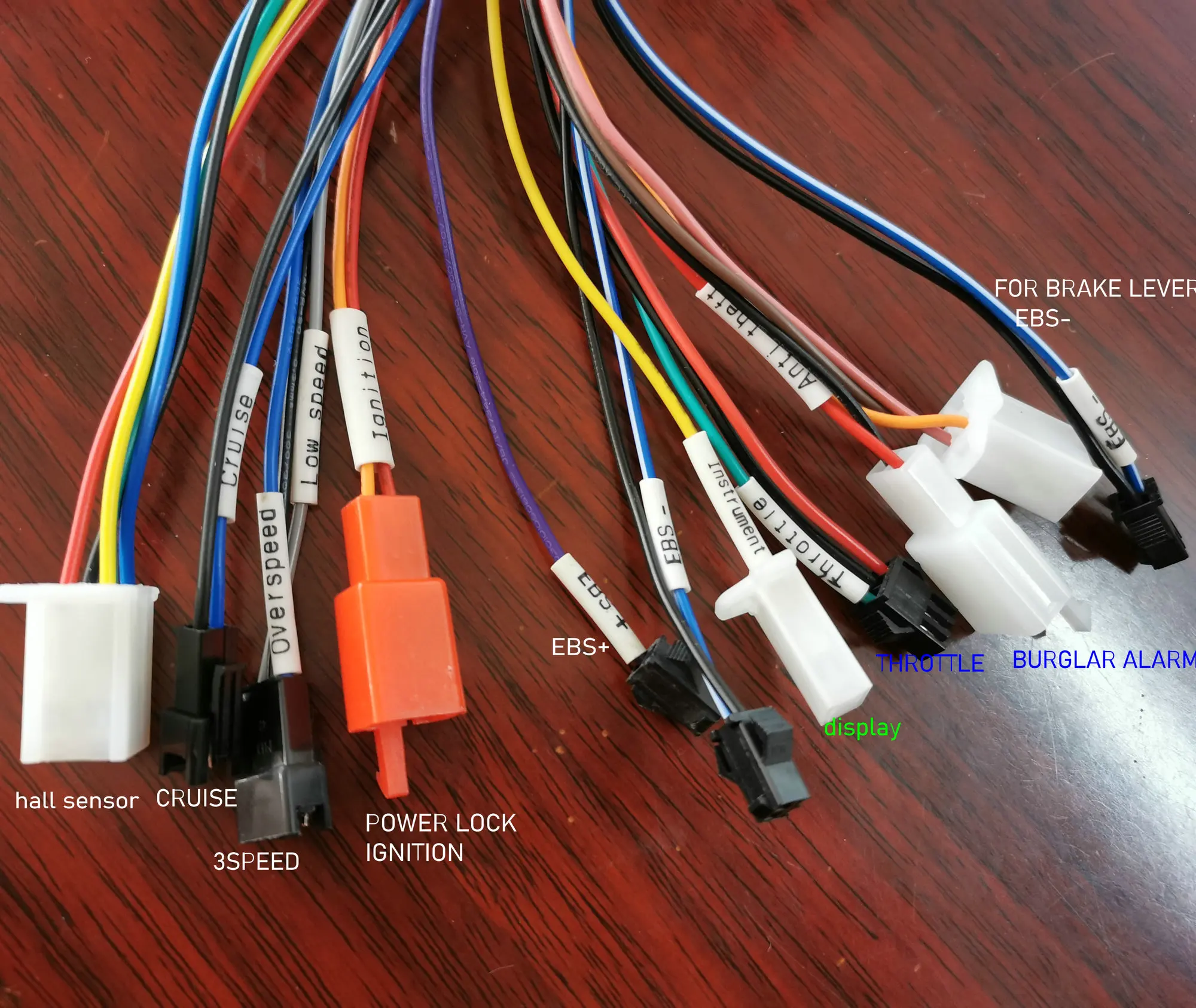 Контроллер двигателя BLDC Sinewave Vector 48v60v72v1000w1200w1500w 15 Mosfet для электрического