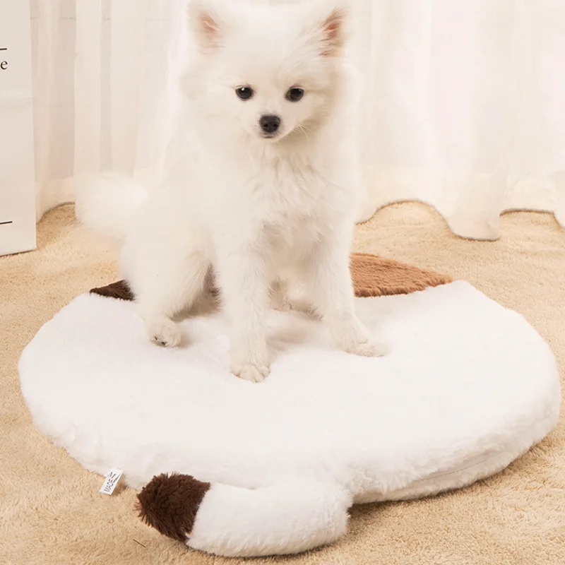 

Dog House Cat Net Red Cartoon Pet Winter Warm Bed Mat Protective