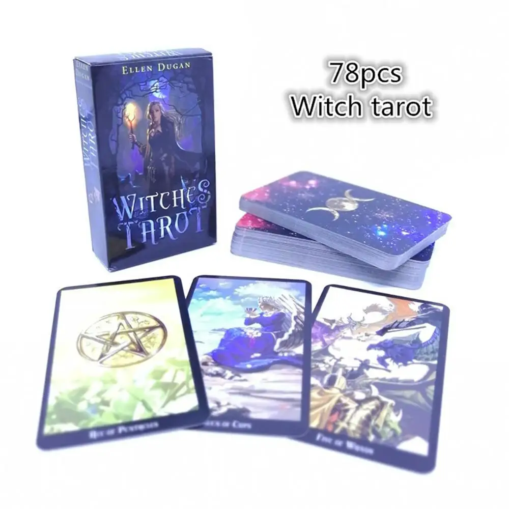 6 видов популярный Tarot теней кисть ведьма/Wild/Rider колода карт Таро английская