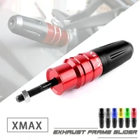 cnc aluminum motorcycle exhaust frame slider crash pads plug guard protector for yamaha xmax x max 125 250 300 400