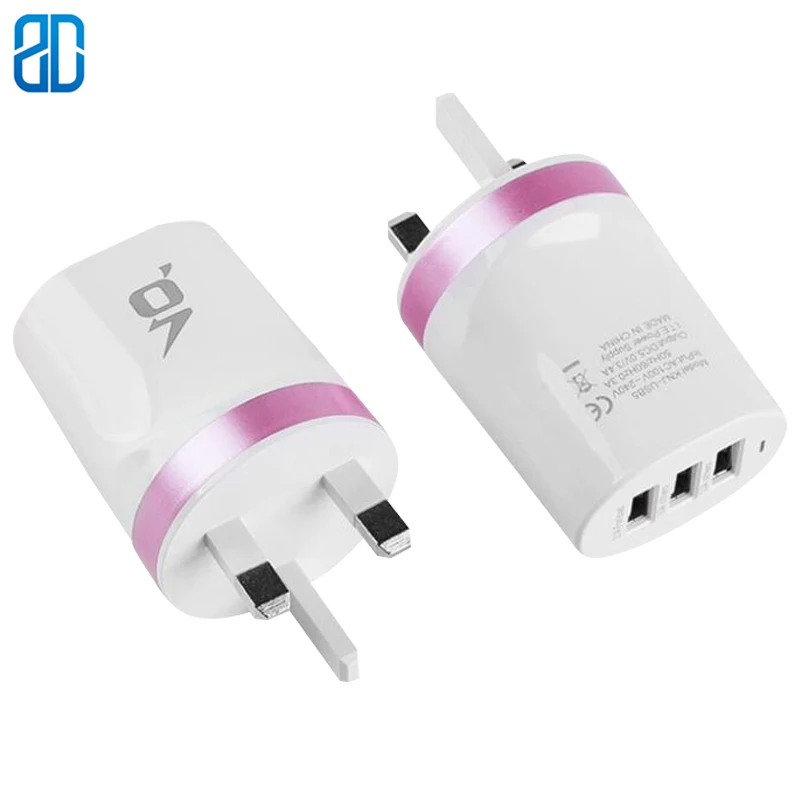 Сетевое зарядное устройство с несколькими USB-портами для iPhone X/ 8 Plus/ iPad Samsung Galaxy |