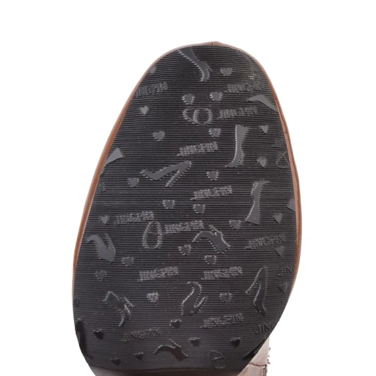 Большие Size32-45; модные ботинки на квадратном каблуке; сезон осень-зима; женская обувь на высоком каблуке с квадратным носком на молнии; сапоги до колена; женская обувь; ; MAZIAO