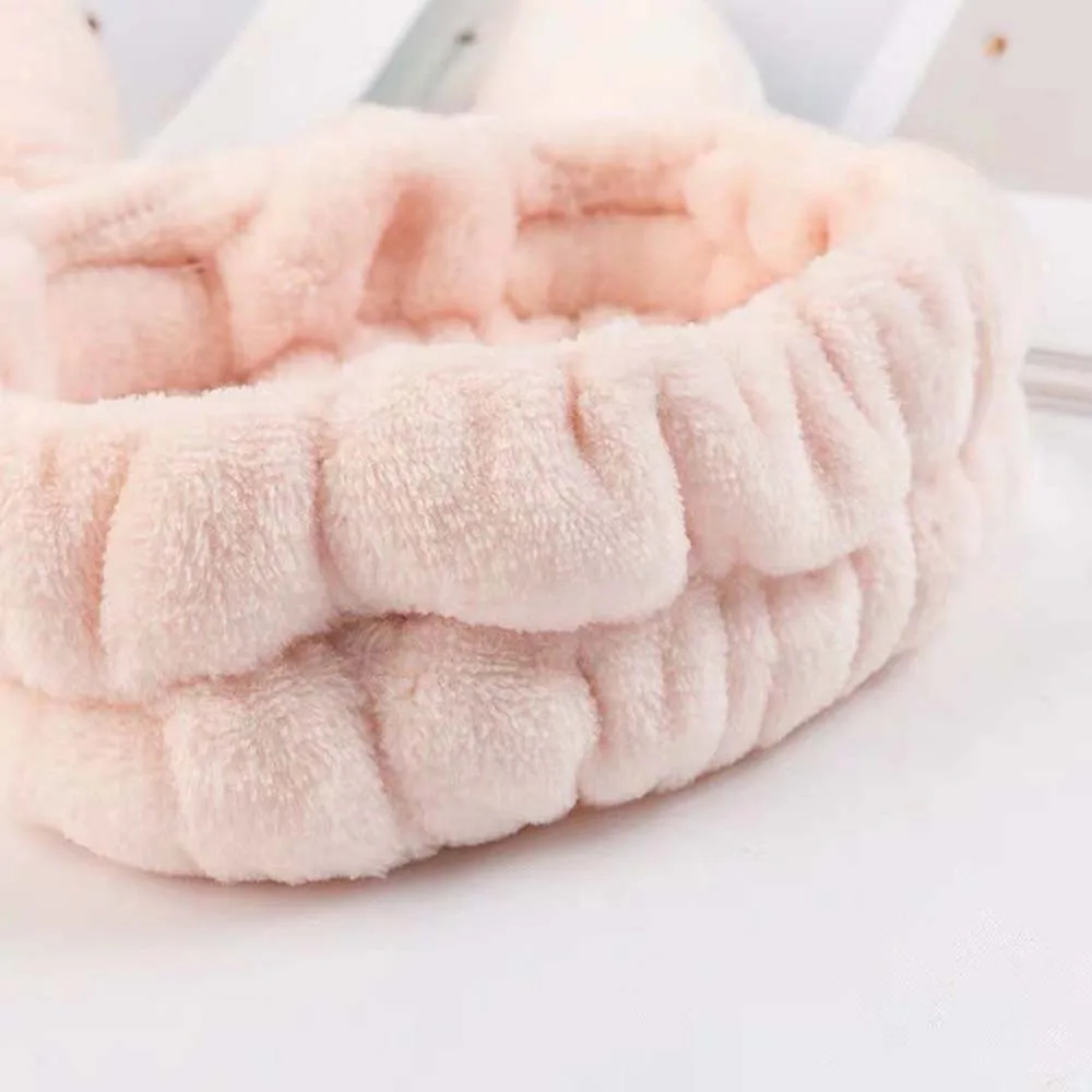 

Wash Face Bow Hairbands Korea Sweet Bathing Hair Band Letter Coral Fleece Carrot Bunny Simple Face Hairband Cute Hair band