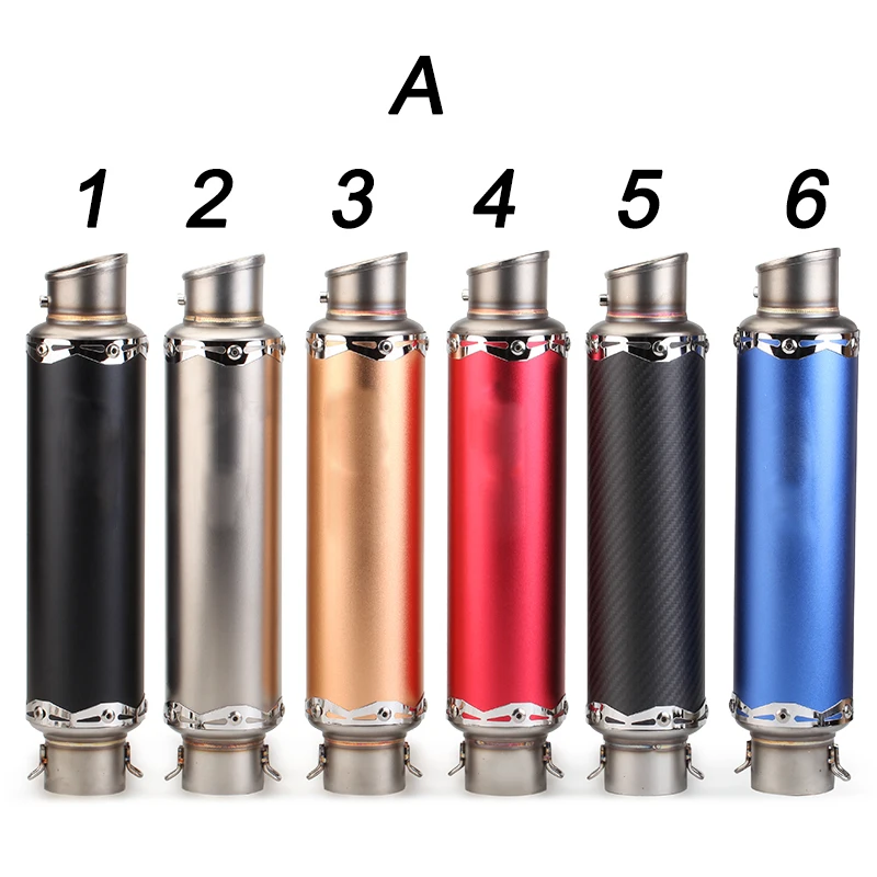 

Универсальный мотоциклетный уличный глушитель, выхлопная труба, Модифицированная Спортивная труба для Кавасаки, большой объем