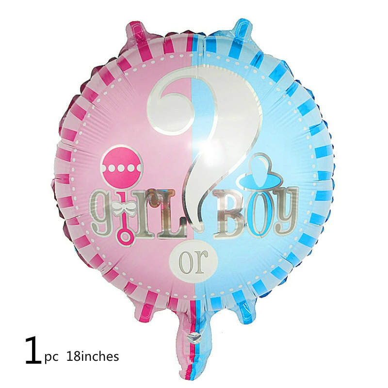 1pc 18inches06 10 шт. черного цвета; большие размеры 36 дюймов пол secret шар для маленьких мальчиков или девочек латексных воздушных шаров с пол ребенка раскрытия на воздушном шаре baby show украшения - Цвет: 1pc 18inches06