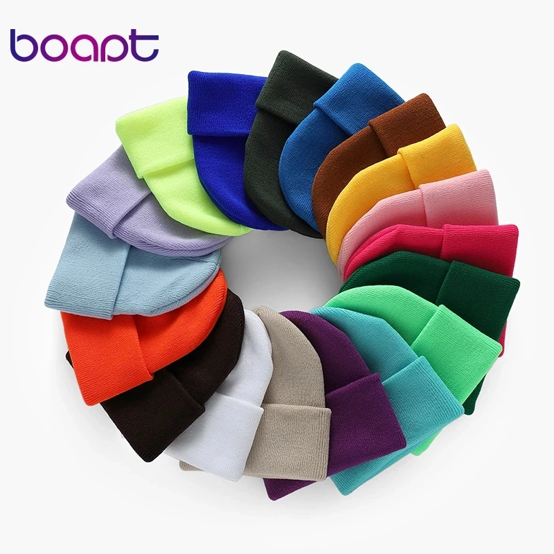 

Шапка Вязаная унисекс, зимняя, однотонная, эластичная