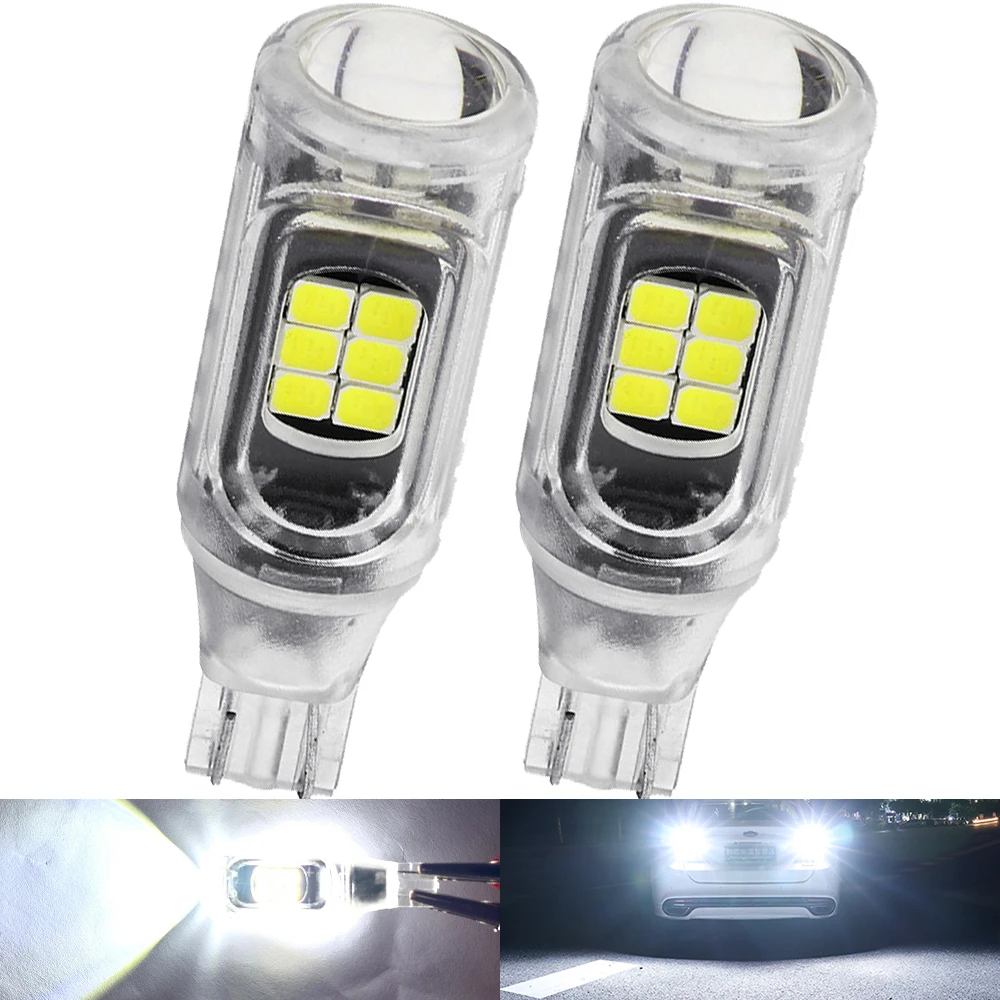 2 шт. Автомобильные светодиодные лампы T15 Canbus 921 W16W для BMW E46 E39 E90 E60 E36 F30 F10 E30 E34 X5 E53 M M3