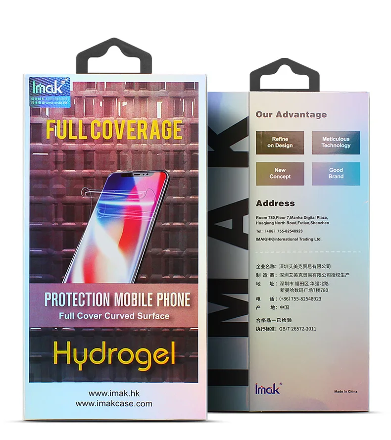 Imak Hydrogel III для Oneplus 7T Pro One Plus 7T Pro, 2 шт., защита для заднего экрана, передняя, задняя, полное покрытие, мягкая защитная пленка