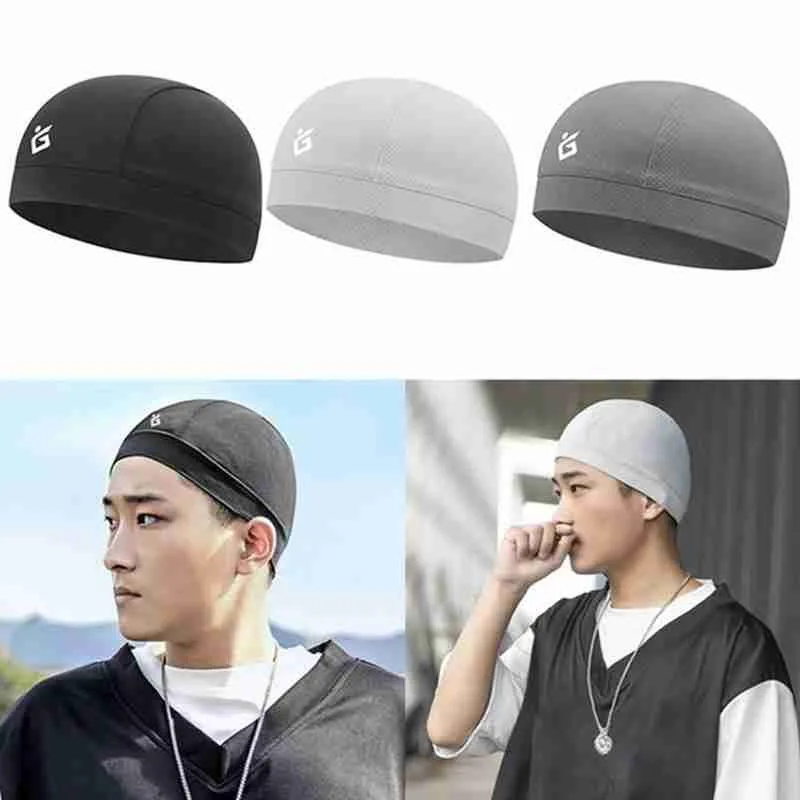 Быстросохнущая дышащая внутренняя шапка унисекс шлем летняя Солнцезащитная