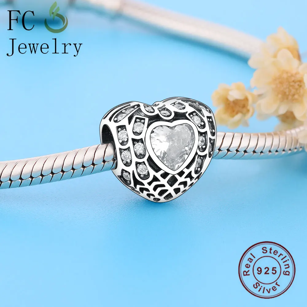 FC Jewelry подходит для оригинального бренда очаровательный браслет Pulsera 925 пробы