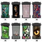 Абстрактная наклейка для мусорного ведра DIY, Настенная Наклейка на стену, домашний декор, кухонные аксессуары, наклейки для обновления, наклейка, праздничный подарок