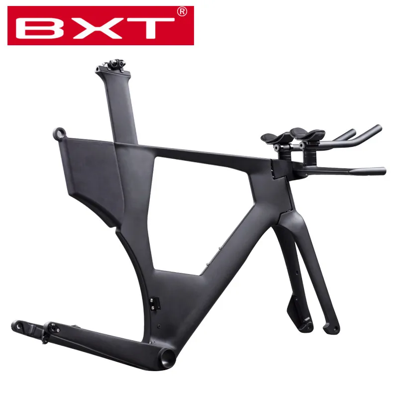 Карбоновая рама ТТ карбоновая триатлона 700C вилка для гоночного велосипеда руль с
