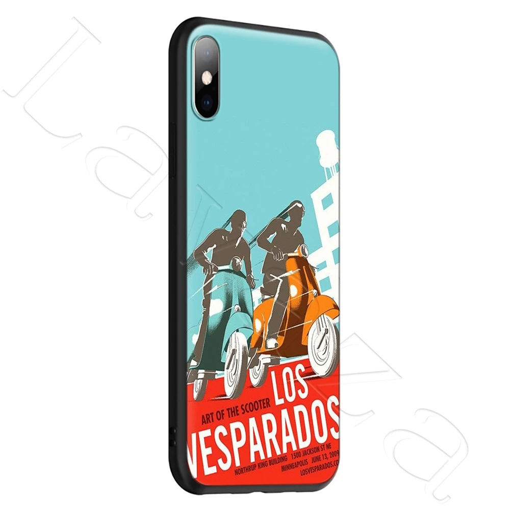 Силиконовый мягкий чехол Lavaza Vespa Scooter для iPhone 12 Mini 11 Pro XS Max XR X 8 7 6 6S Plus 5 5S SE |