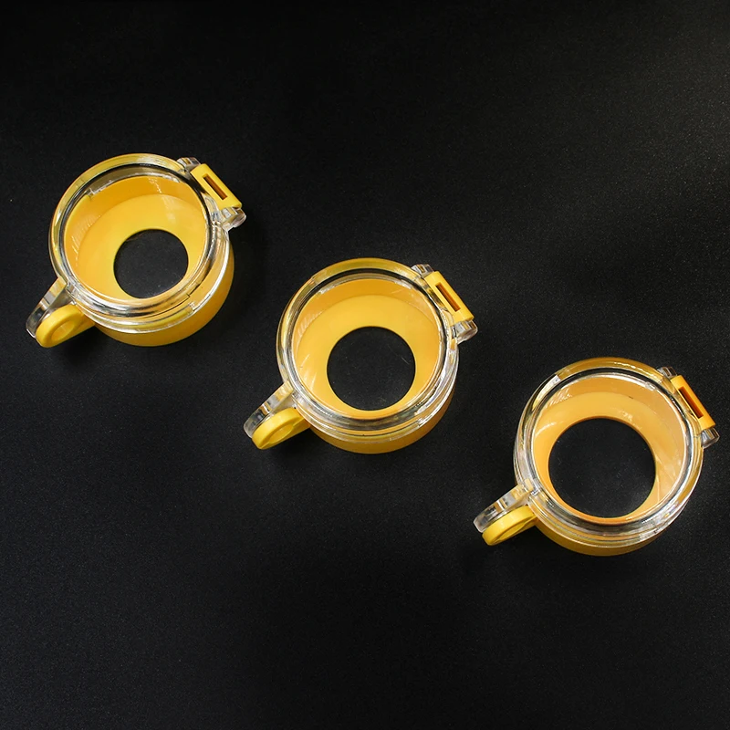 Прозрачная Кнопка аварийной остановки Lockey электрический переключатель