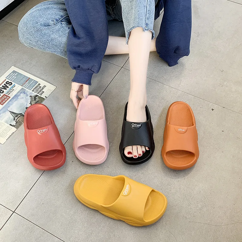Women Indoor Eva Antiskid Soft Soled Quiet Bathroom Slippers Men Men Shoes Flat Slippers Shoes For Women