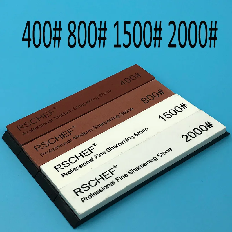 

Large size White corundum sharpening stone sets [ 4 pcs set] Fixed angle grinder professional kitchen gadgets knives accessories