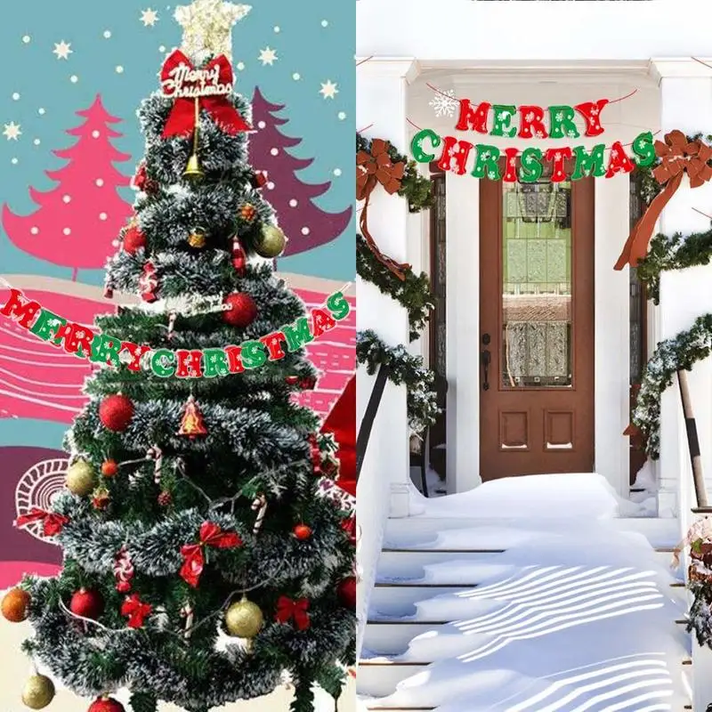 Рождественская подвеска Серебряная гирлянда металлические стримеры праздник