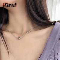 kinel 925 sterling silver cauliflower chain bead necklace ins korea sterling silver necklaces 925 for women jewelry