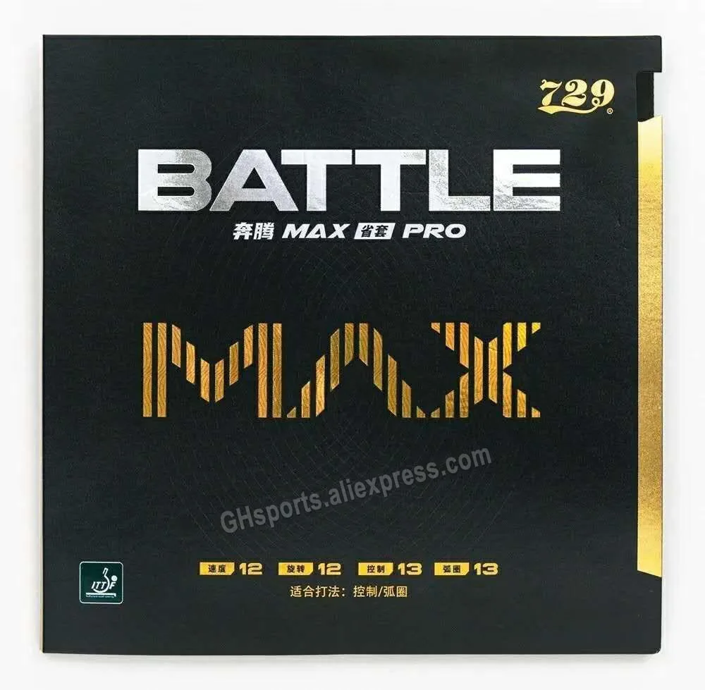 Новая прорезиненная губка для настольного тенниса 729 BATTLE MAX PRO провинция
