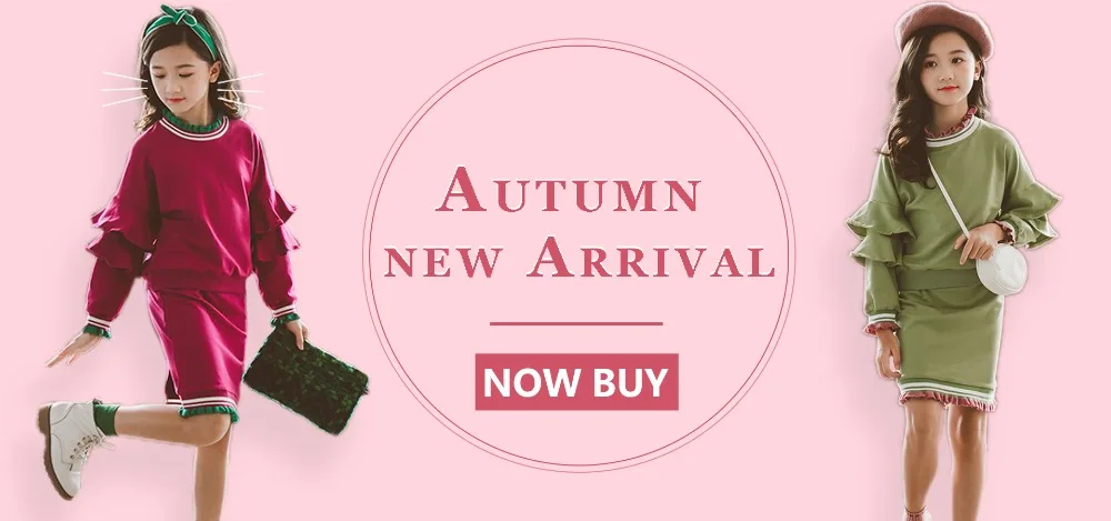 Teenage Girls Dress Winter Long Sleeve Hoodies Thick Warm Letter Dresses for big Girls Children's Clothing Kids Clothes