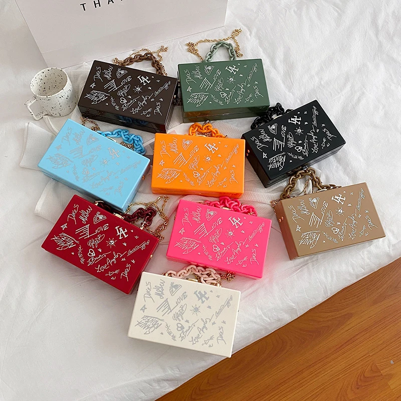 

Bags women's fashion all-match chain bag high sense of transfer beads one-shoulder messenger bag fall resistant chain bag