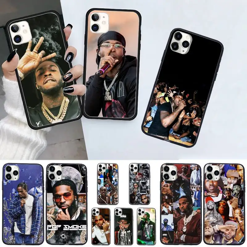 

Pop Smoke Rapper Phone Case For iphone 12 11 13 7 8 6 s plus x xs xr pro max mini shell