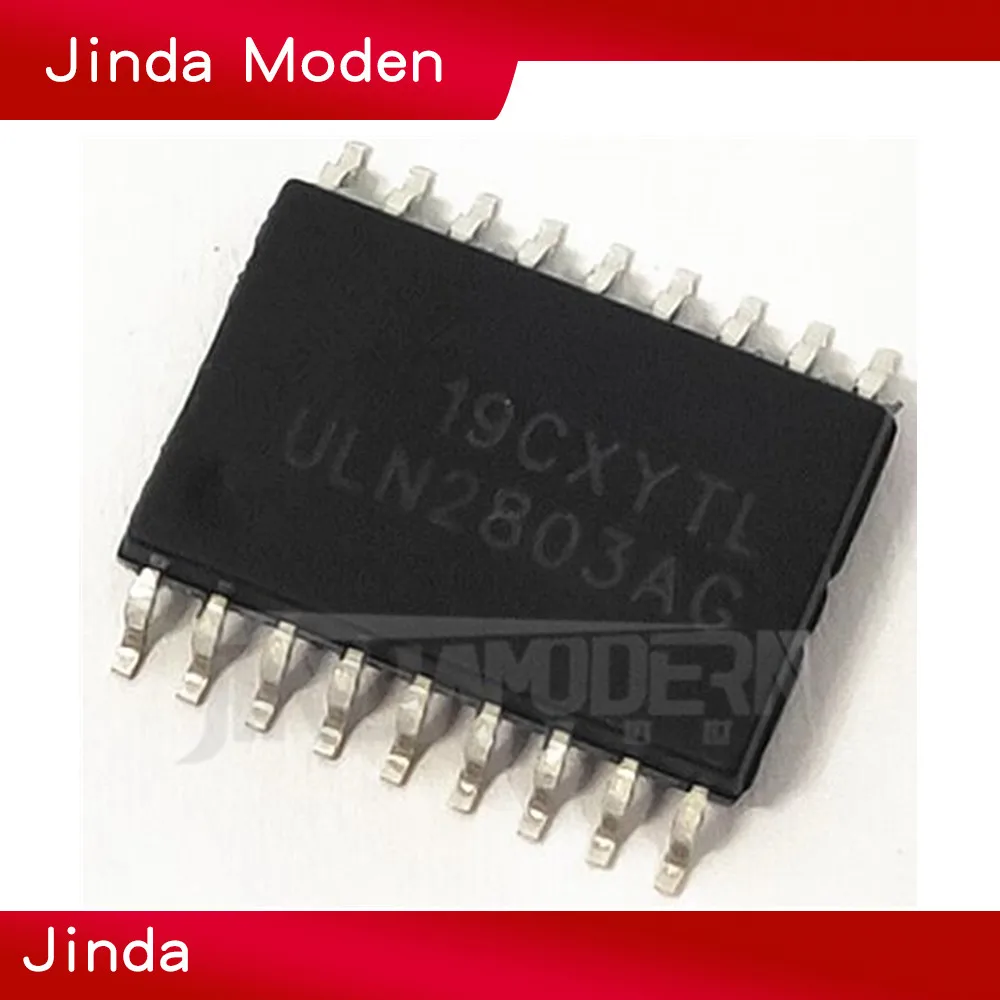 100 шт ULN2803AG ULN2803A ULN2803 SOP 18|Интегральные схемы| |