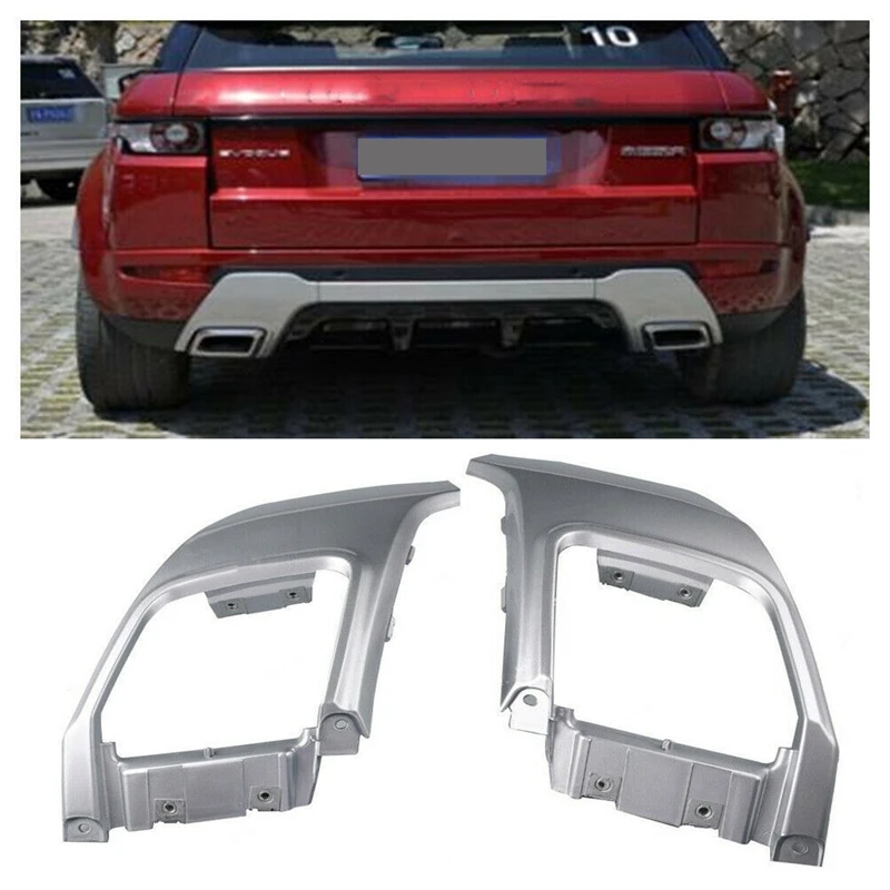 

Car Rear Bumper Tail Exhaust Cover Trim for Land Rover Range Rover Evoque Dynamic L+R Set LR028087 LR028089