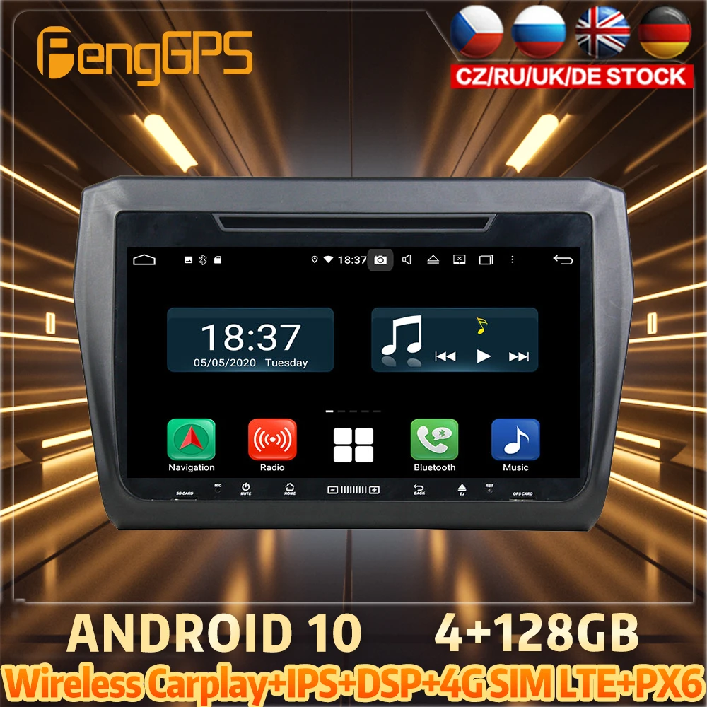 

128G Android10 PX6 DSP For SUZUKI Swift 2018 2019 Car DVD GPS Navigation Auto Radio Stereo Video Multifunction CarPlay HeadUnit