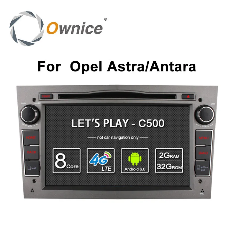 Автомобильный DVD плеер Ownice Android 6 0 8 ядер 2 Гб ОЗУ GPS для Vauxhall Opel Astra H G J Vectra Antara Zafira Corsa